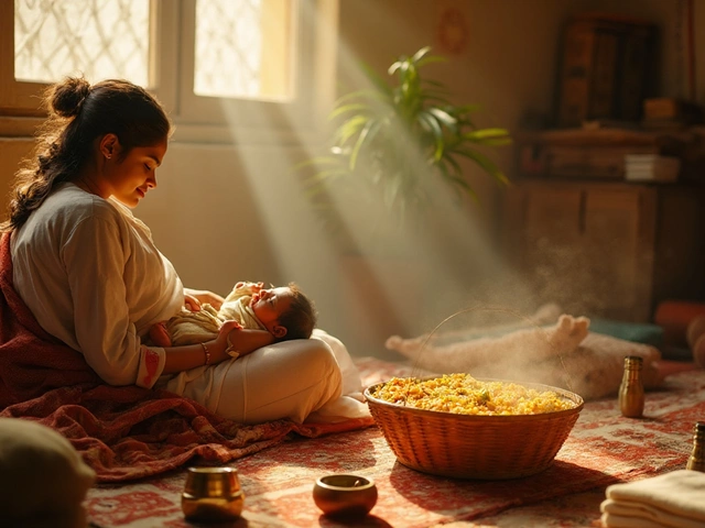 Ayurveda First 40 Days Explained: Sutika Care, Diet, Massage, and Modern Safety